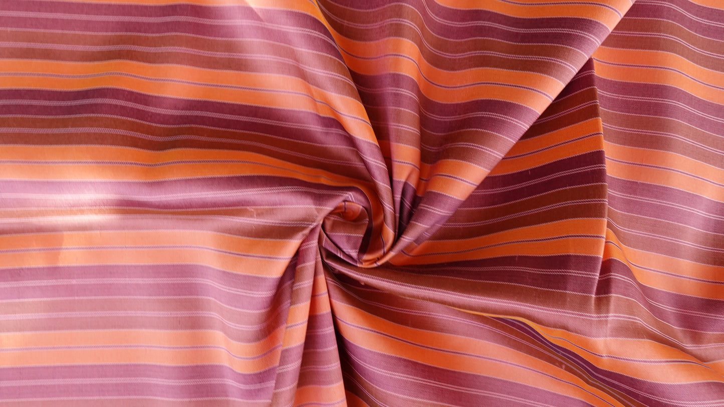 Thai Silk Striped Weave White (SKU-41608)