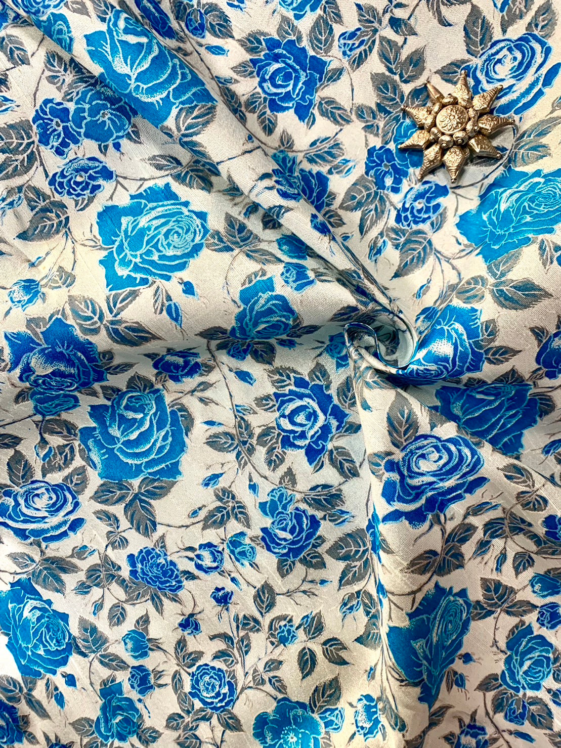 Thai Silk Printed Silk Coarse texture (SKU-22601)