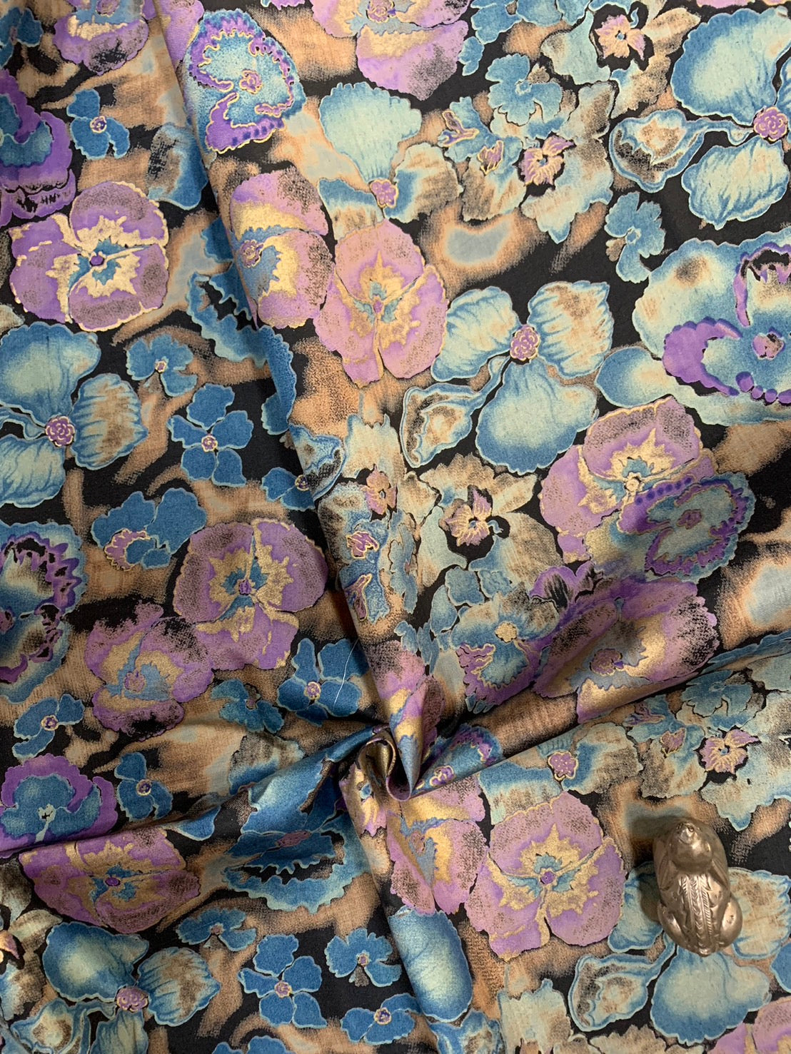 Thai Silk Printed Silk Coarse texture (SKU-25080)