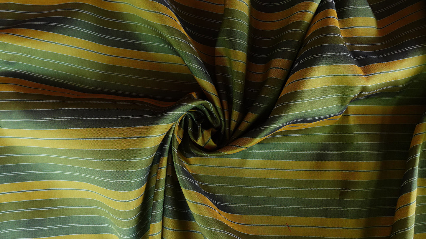 Thai Silk Striped Weave White (SKU-41611)