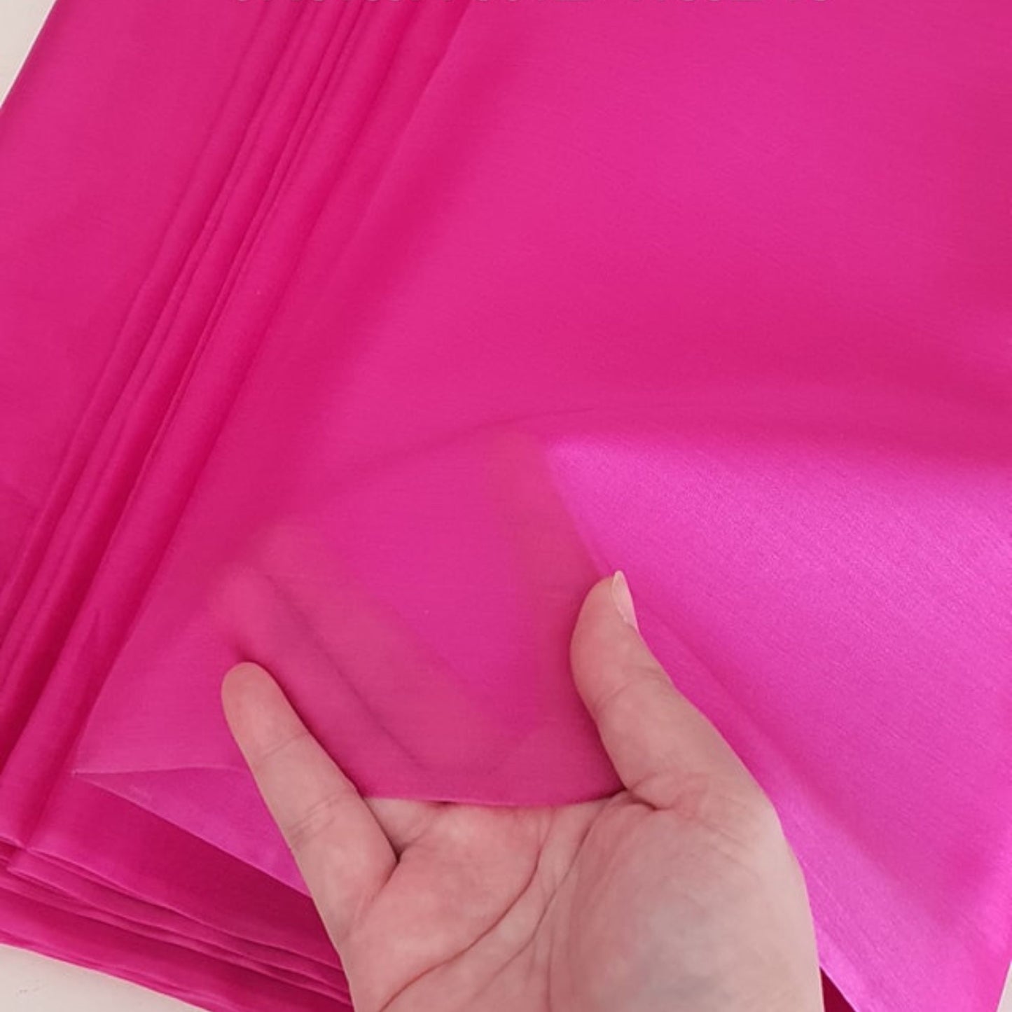 Thai Silk Organza / Sheer Silk Pink (SKU-44444)