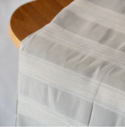 Thai Silk Corded / Ribbed Silk Gray (SKU-38731)