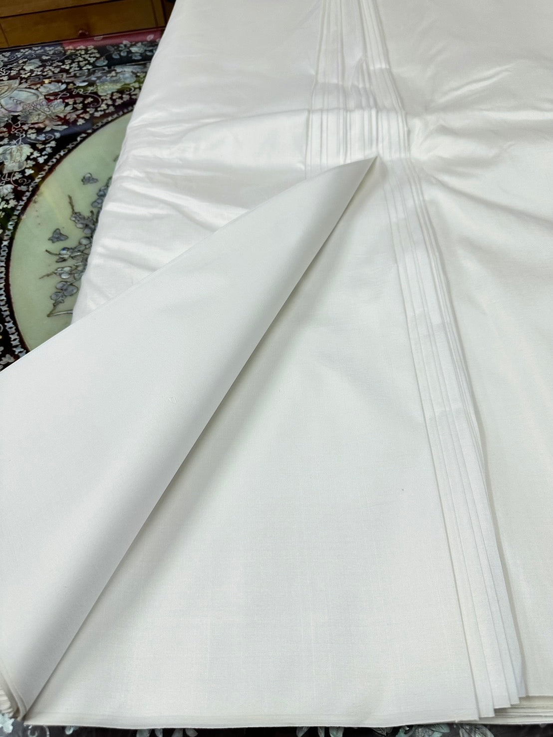 Thai Silk Plain Weave White (SKU-32966)