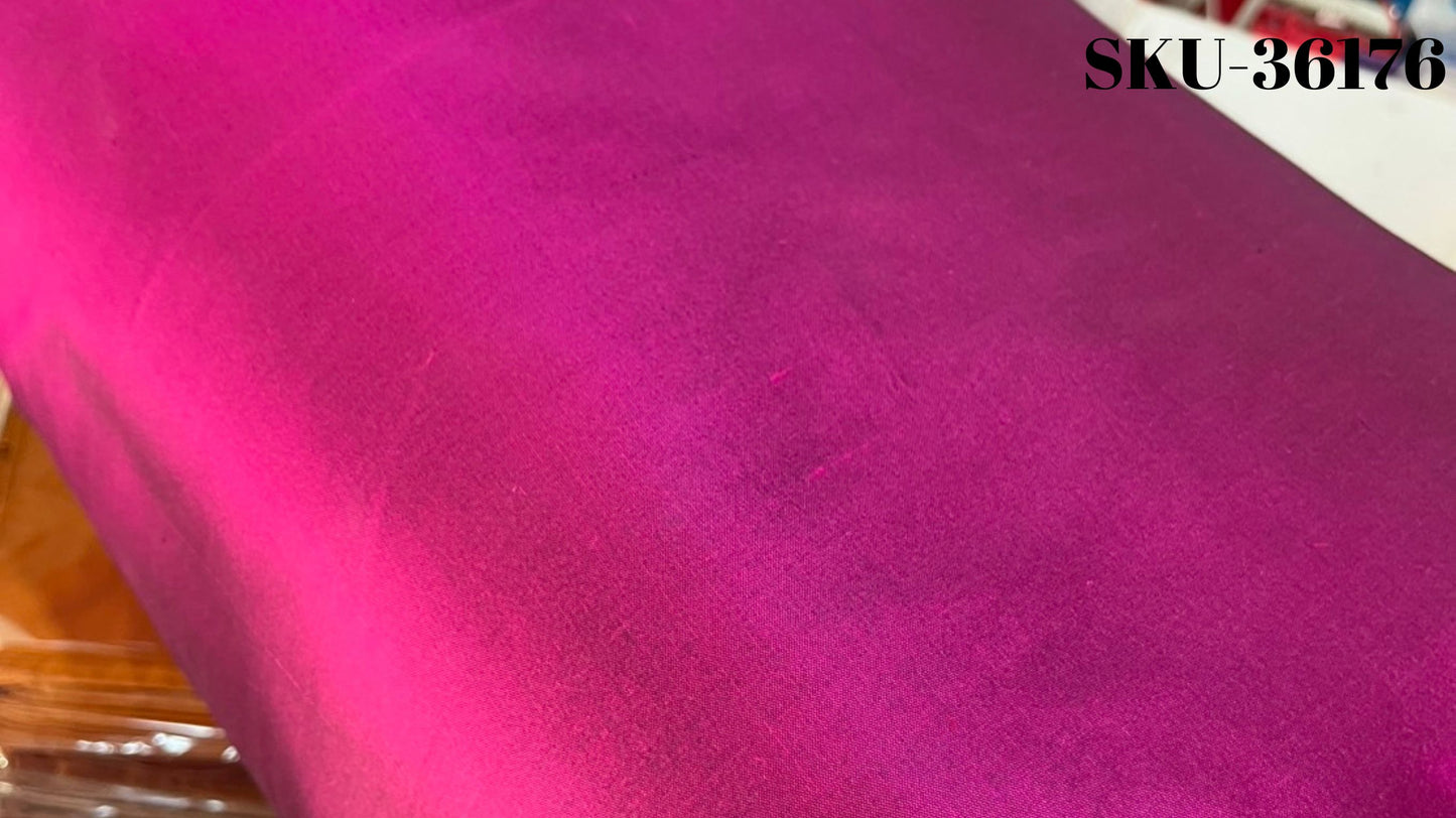 Thai Silk Plain Weave Pink (SKU-36176)