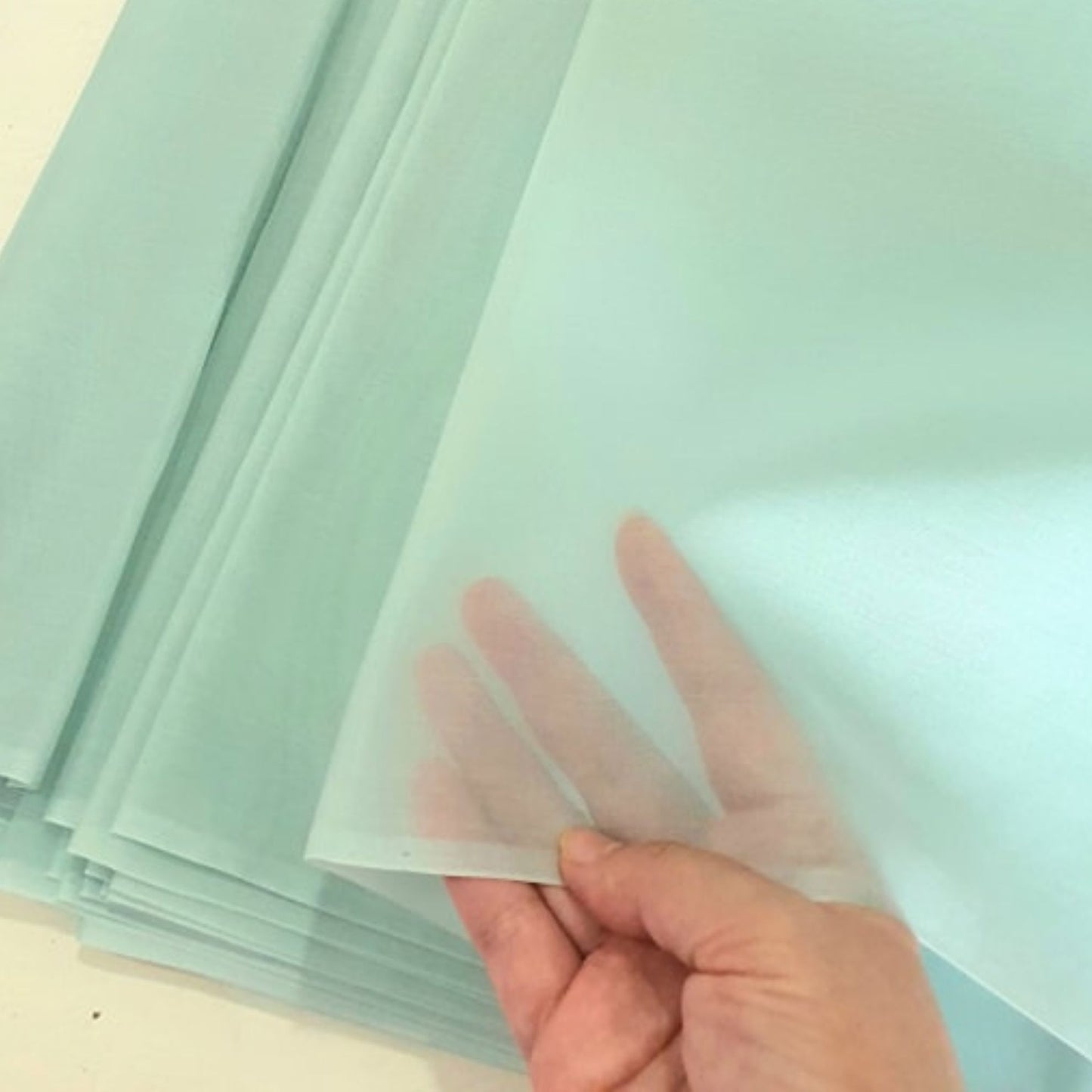 Thai Silk Organza / Sheer Silk Green (SKU-44461)