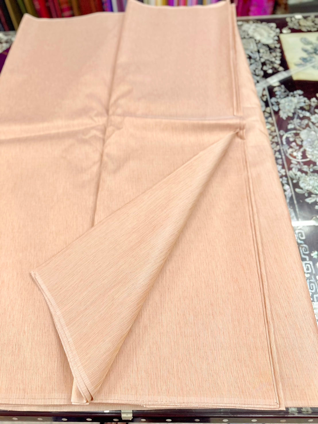 Thai Silk Striped Weave White (SKU-42289)