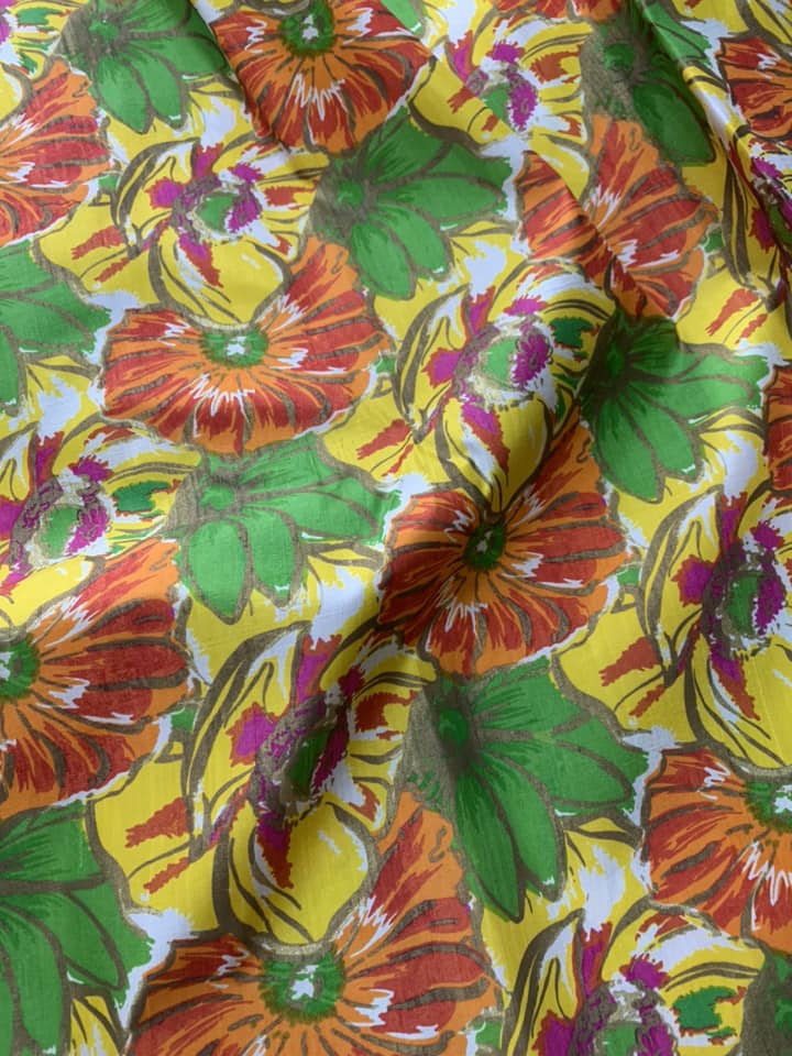 Thai Silk Printed Silk Coarse texture (SKU-30019)