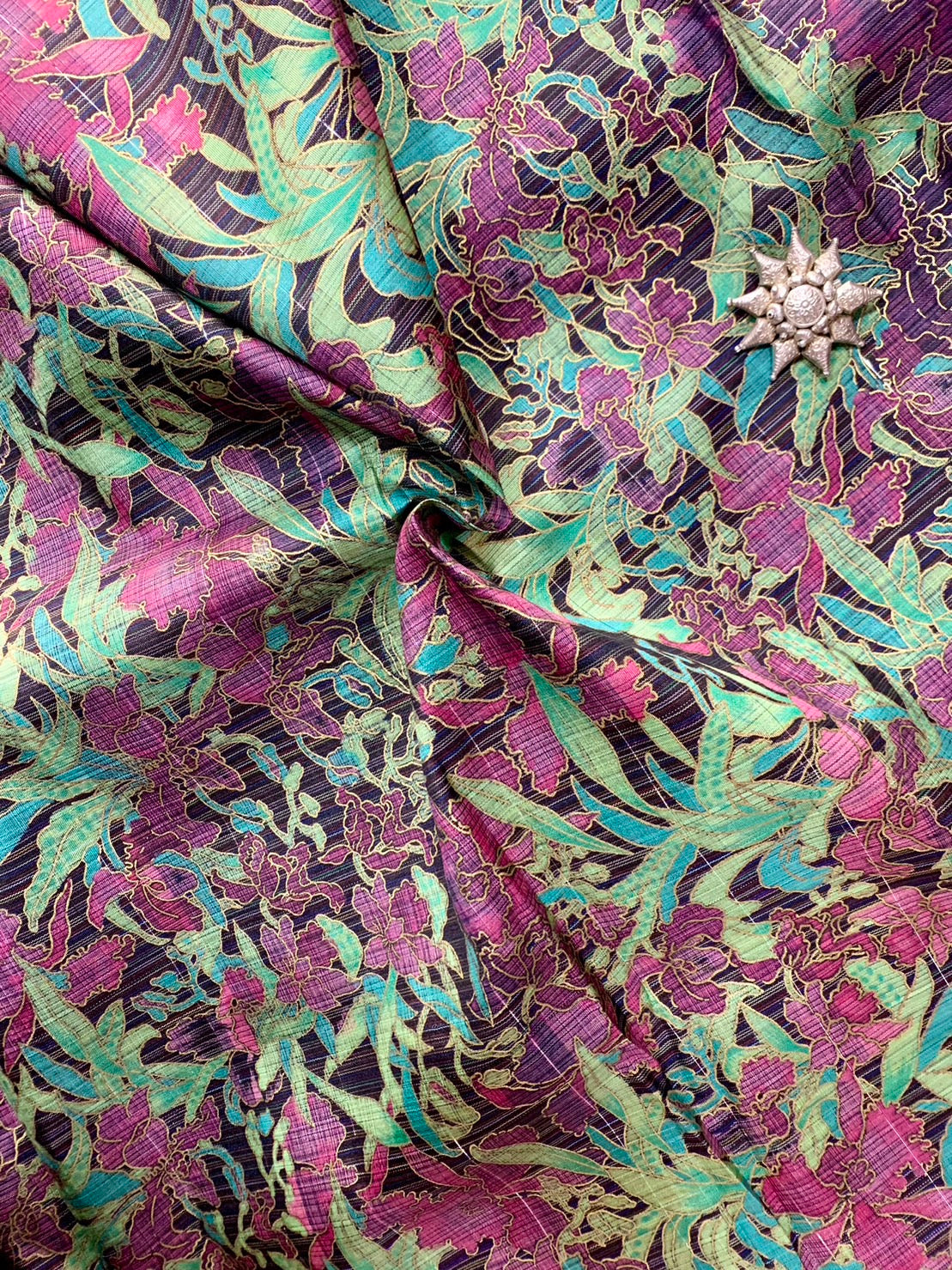 Thai Silk Printed Silk (SKU-22586)
