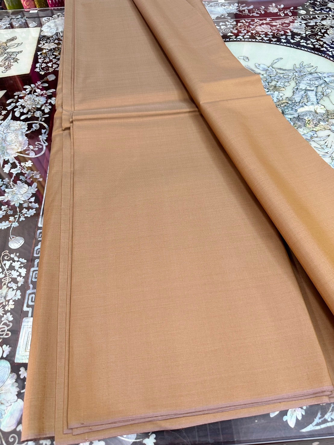 Thai Silk Plain Weave Brown (SKU-12999)
