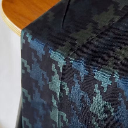 Thai Silk Spun Silk Black (SKU-38735)