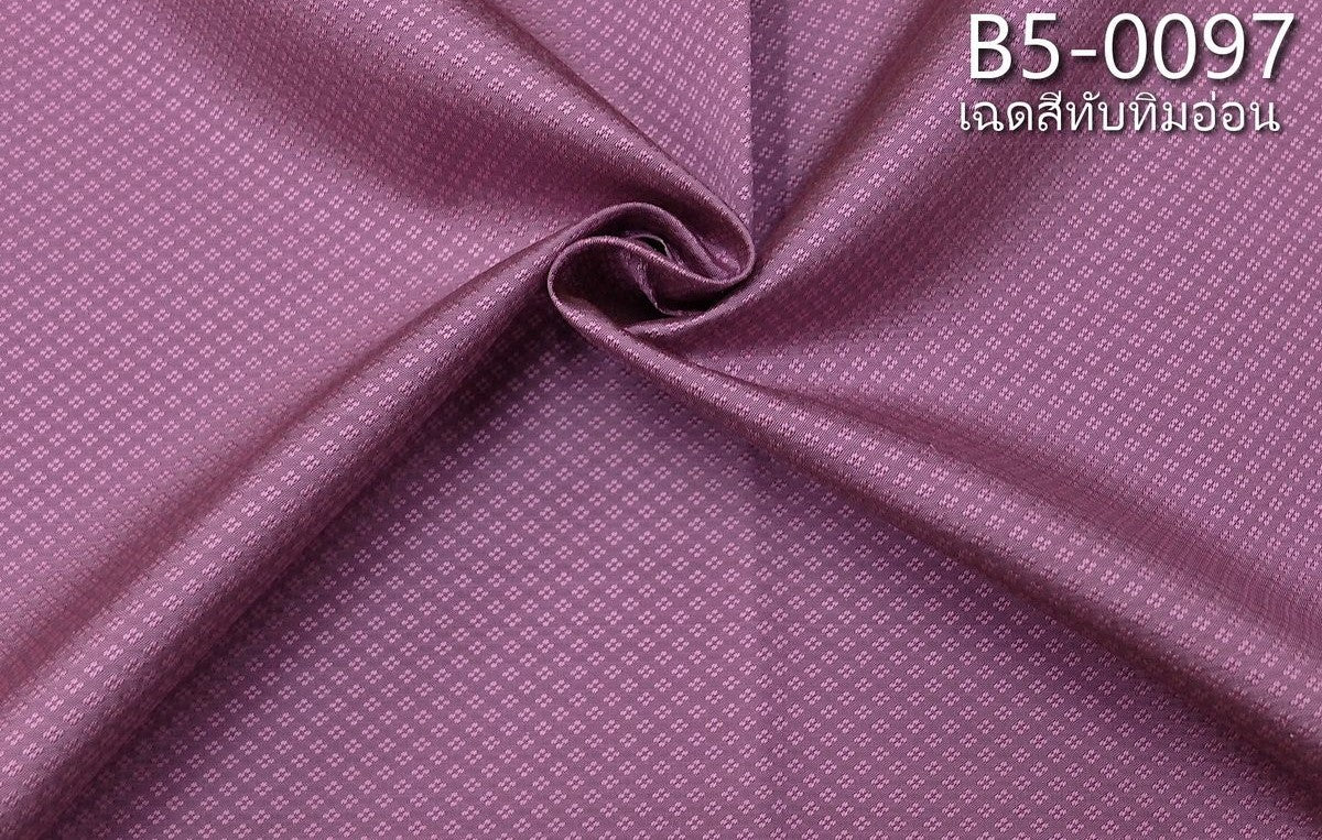 Thai Silk Plain Weave Brocade Pink (SKU-41087)