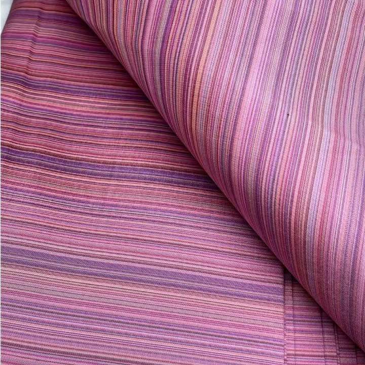 Thai Silk Striped Weave Pink (SKU-40784)