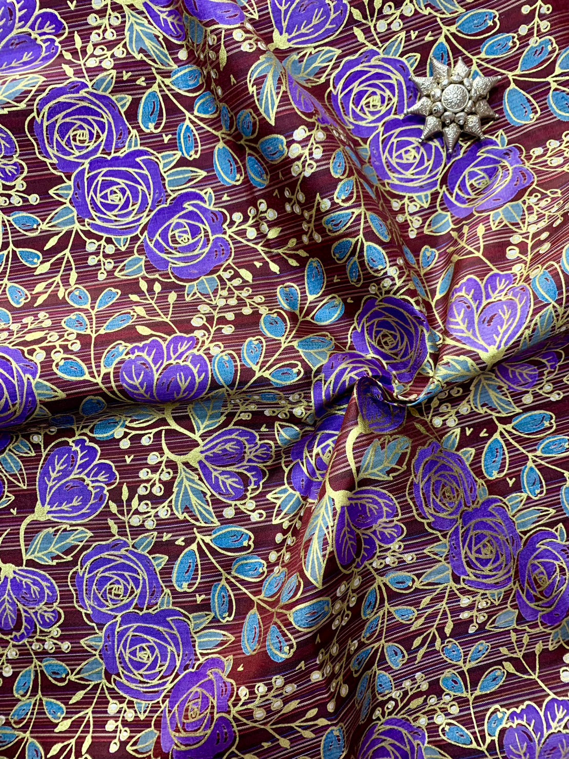 Thai Silk Printed Silk (SKU-22593)