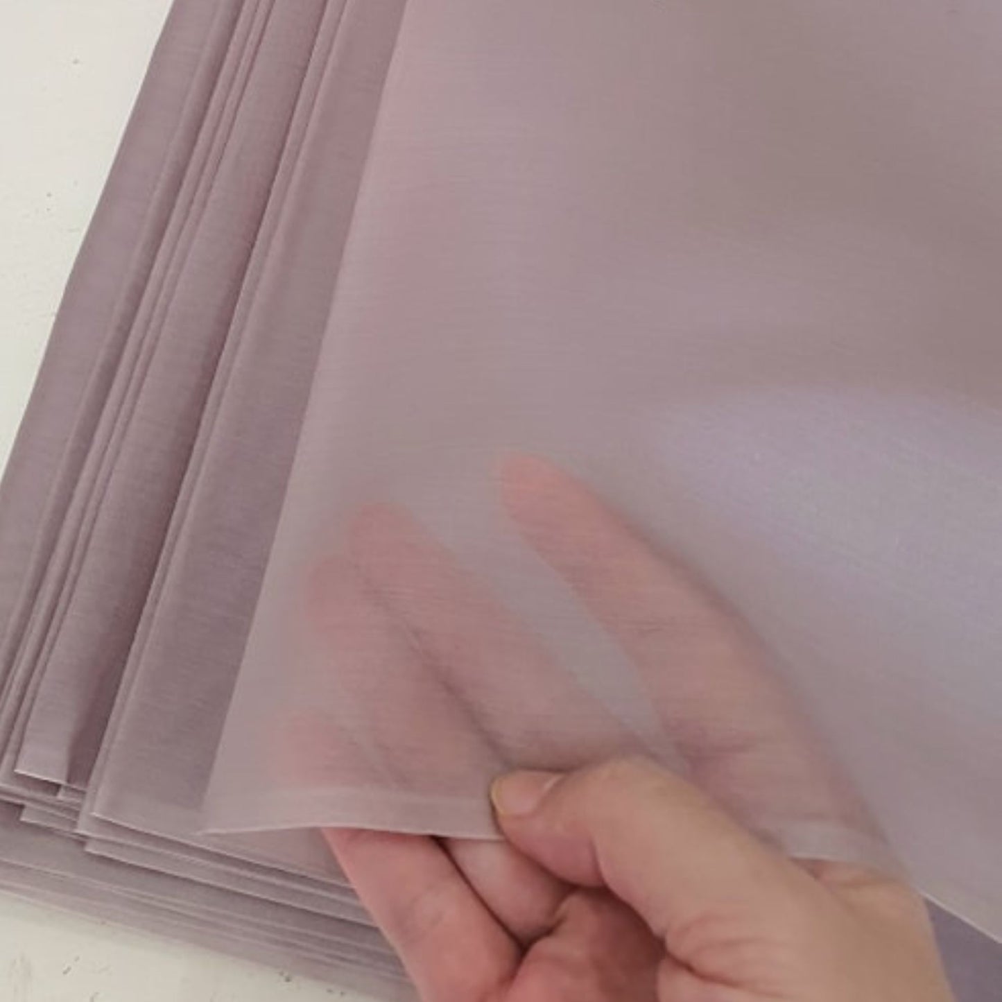 Thai Silk Organza / Sheer Silk Gray (SKU-44443)