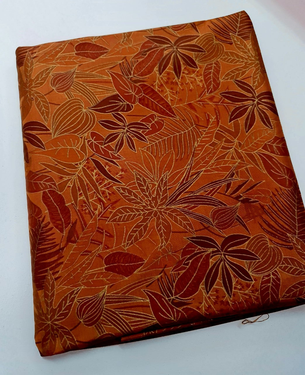 Thai Silk Printed Silk Brown Coarse texture (SKU-42151)