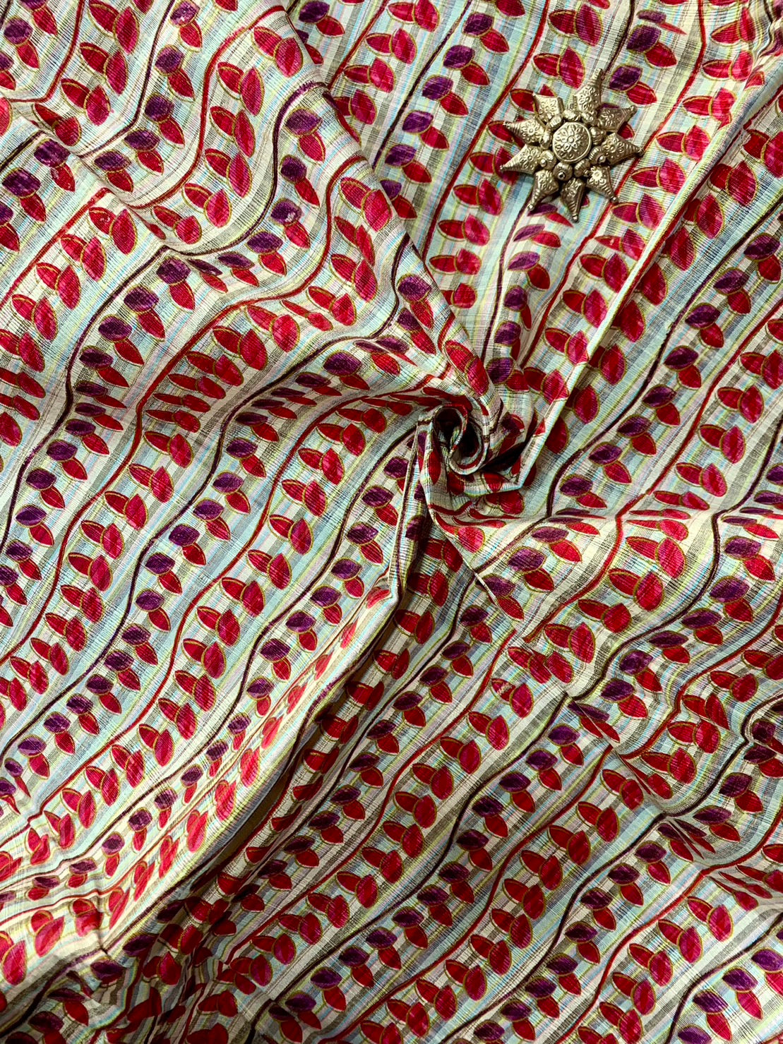 Thai Silk Printed Silk Coarse texture (SKU-22651)