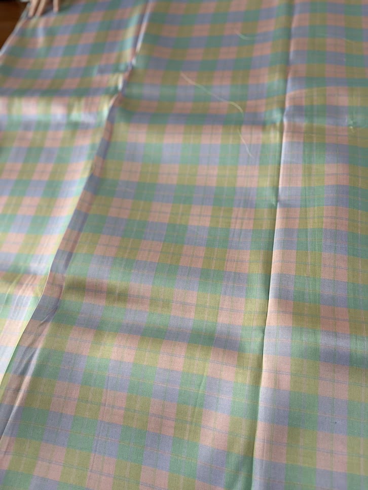 Thai Silk Checked / Plaid Weave Green (SKU-40933)