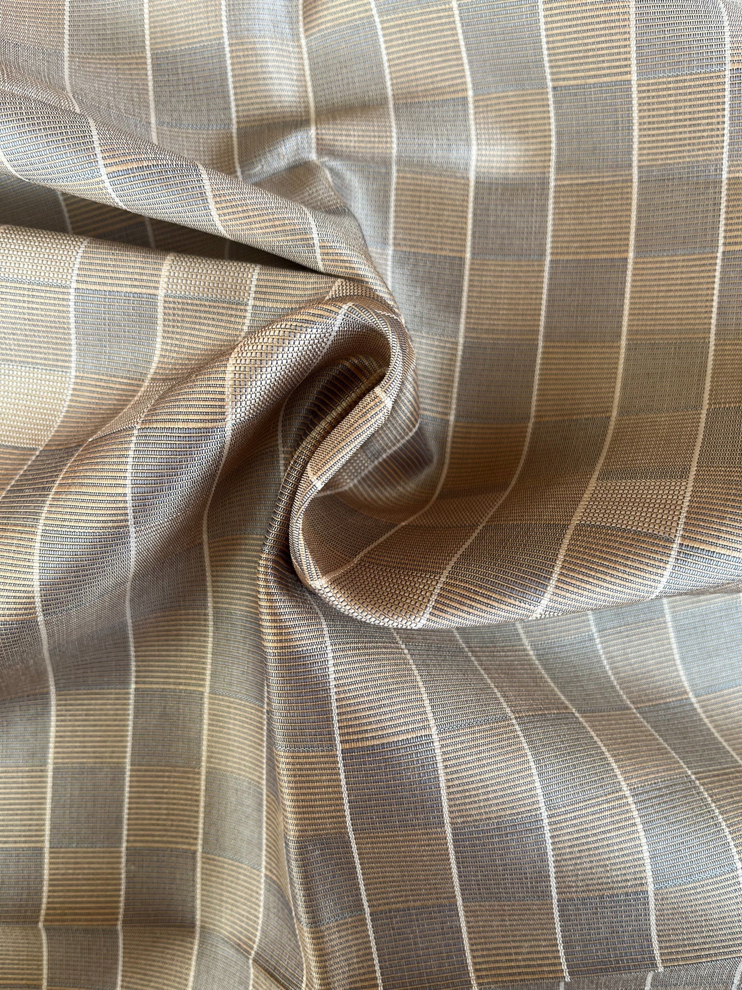 Thai Silk Tortoiseshell Pattern Brown (SKU-36948)