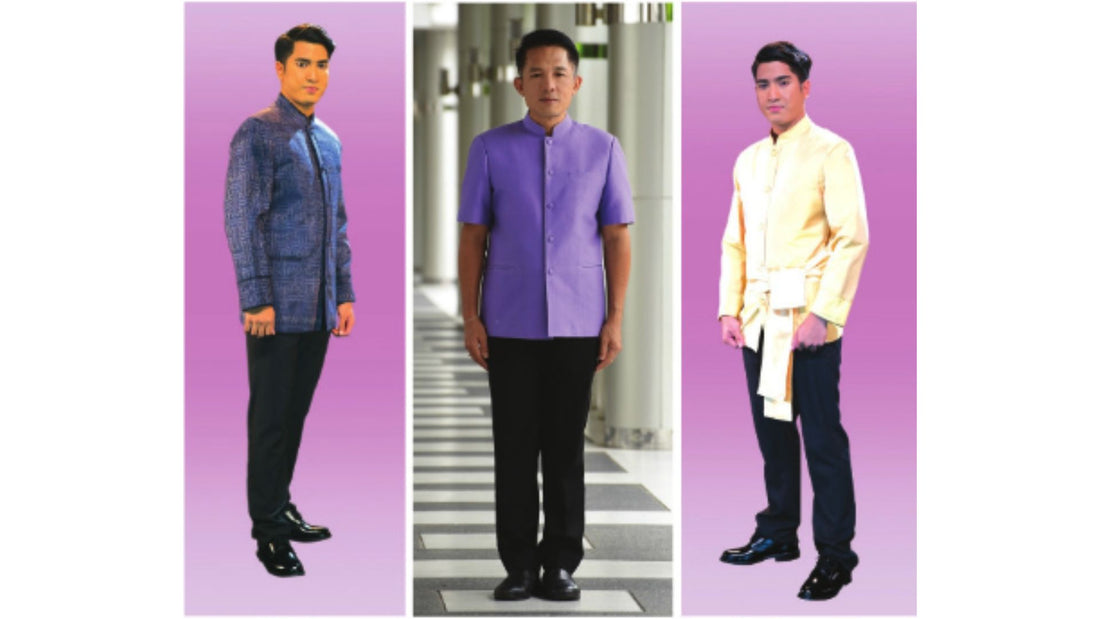 3 sets of royal silk clothing for men