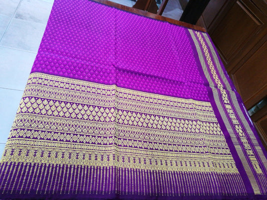 Surin silk skirt, real silk, 32 tako, has a woman's face, Koh Choeng Dinthong, size 1x2 meters, purple background, code N11-NY-1221666