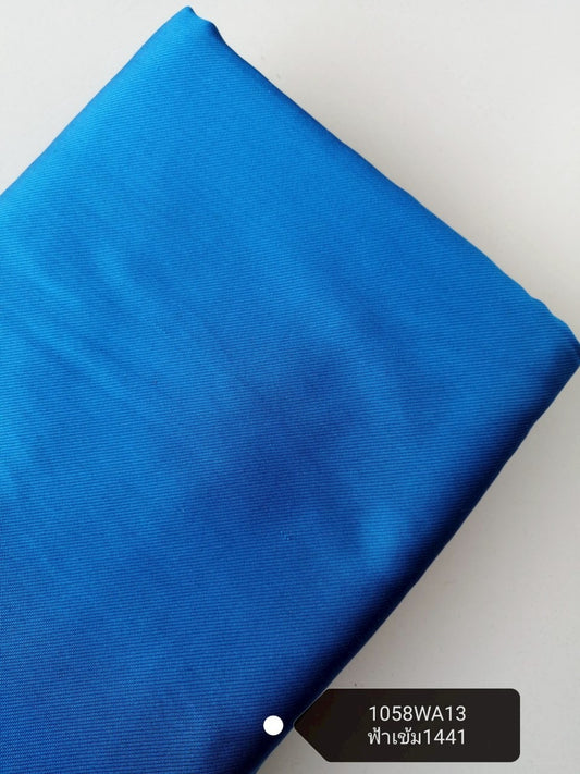 Thai Silk Plain Weave Brocade Blue (SKU-42108)