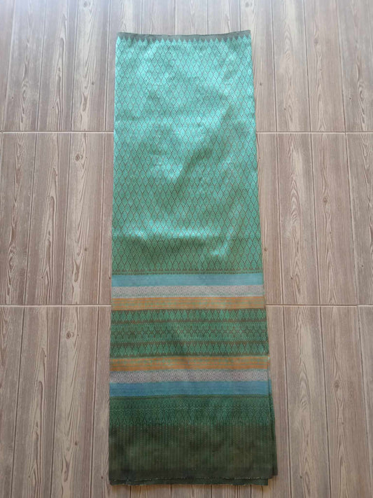 Surin silk skirt, size 1x2 meters, shade of green, code N11-TT09256613198