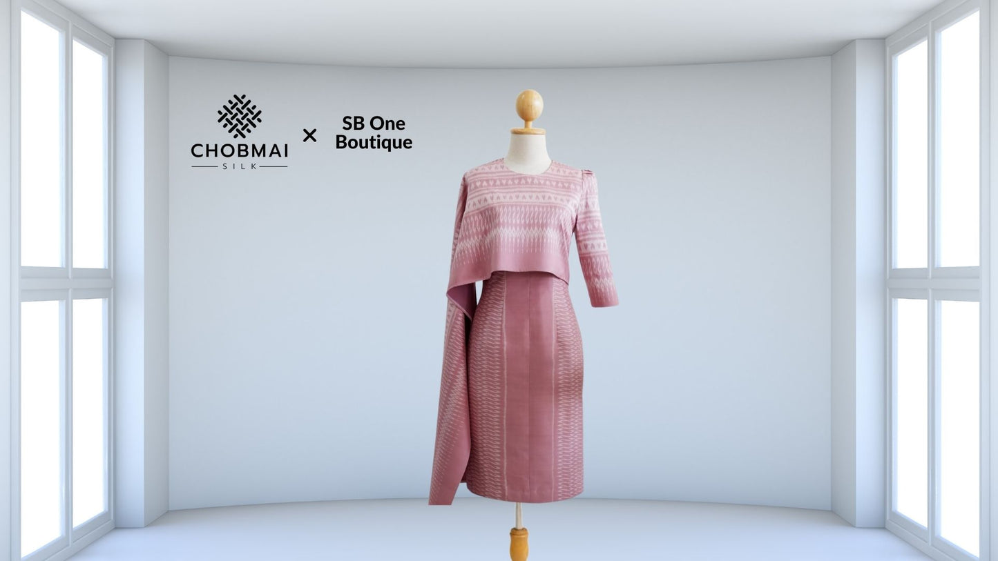 Cutting model, separate pieces, shirt + skirt (fabric not included) chobmai x SBone, code CUT-SB-04016620