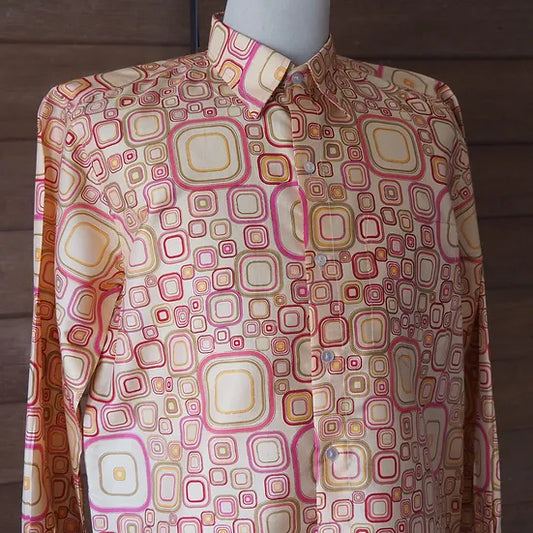 long sleeve shirt Printed silk, egg yellow, assorted colors, code DN-CT-SKU100861