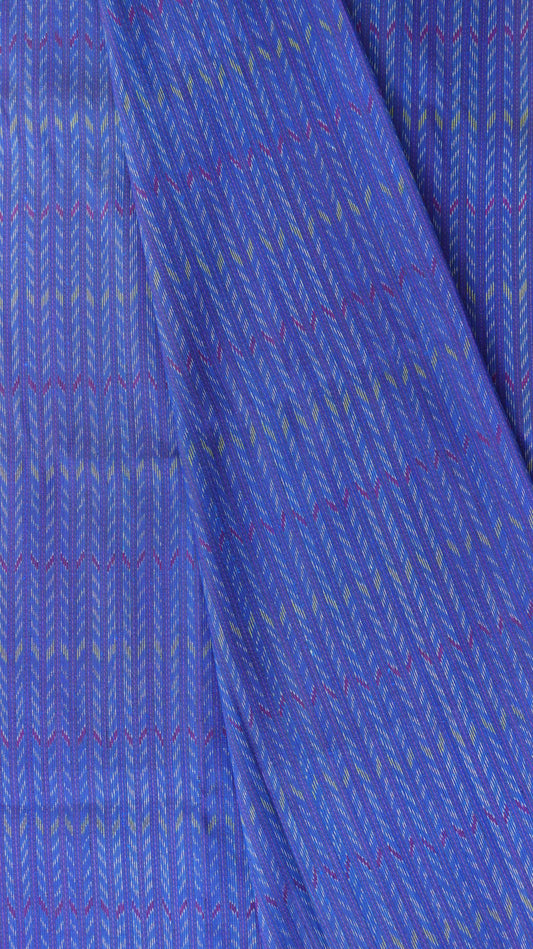 Sin, Mudmee silk, 3 takor, hole pattern, size 1x2 meters, blue-purple background, code R1A-66-0820671107