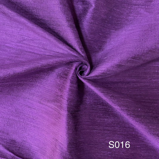 Solid-colored silk, homemade silk with silk pellets, real silk, purple, cut and sold by the yard, code D-AA-S016.