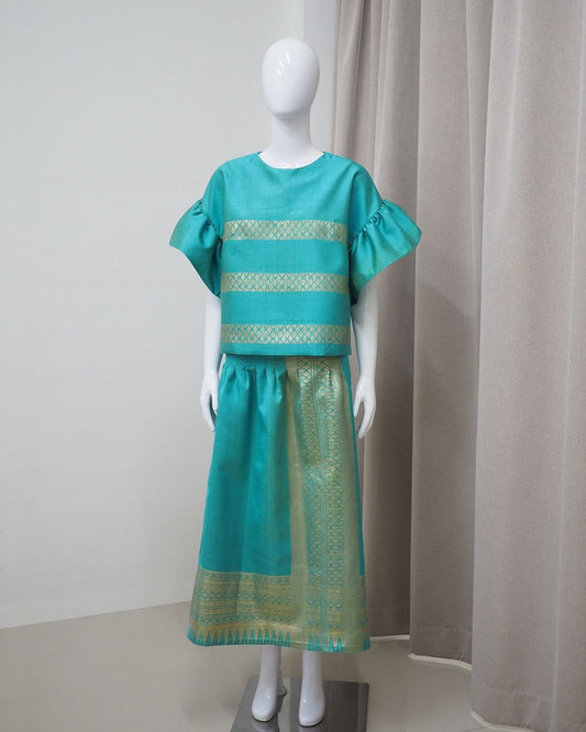 Cutting model, separate pieces, shirt + skirt, silk (fabric not included) chobmai x JHN, code CUT-51-062767