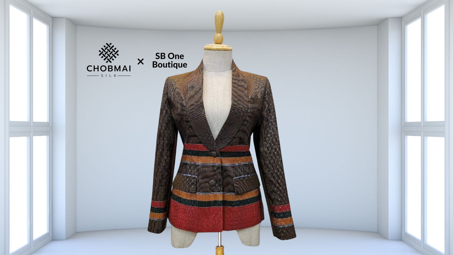 Women's suit cut style, silk chobmai x SBone, code CUT-SB0401665