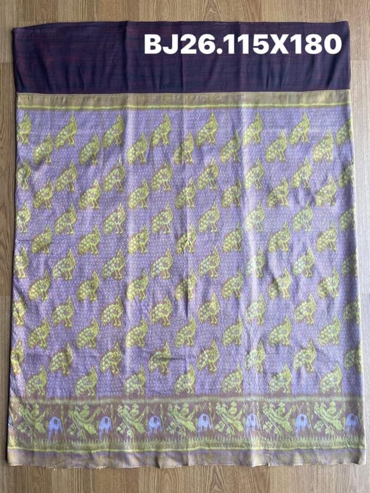 Sin, Battambang, Mai Baan Sao Mue Naturally dyed, size 115x180cm, light purple, code N9-SIL-BJ26