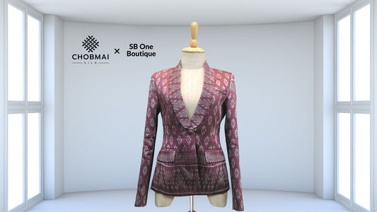 Women's suit cut style, silk chobmai x SBone, code CUT-SB04016619