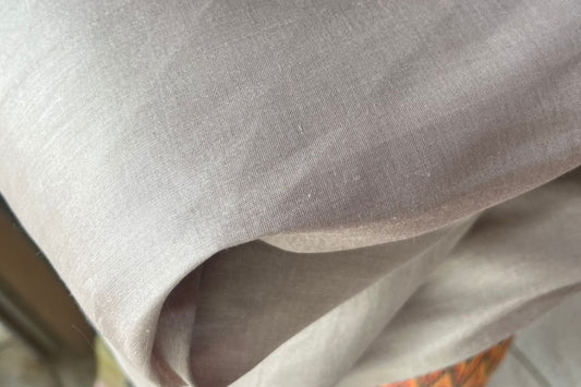 Thai Silk Plain Weave Coarse Handwoven Brown Coarse texture (SKU-39707)