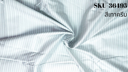 Thai Silk Striped Weave Gray (SKU-36495)