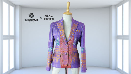 Women's suit cut style, silk chobmai x SBone, code CUT-SB04016612