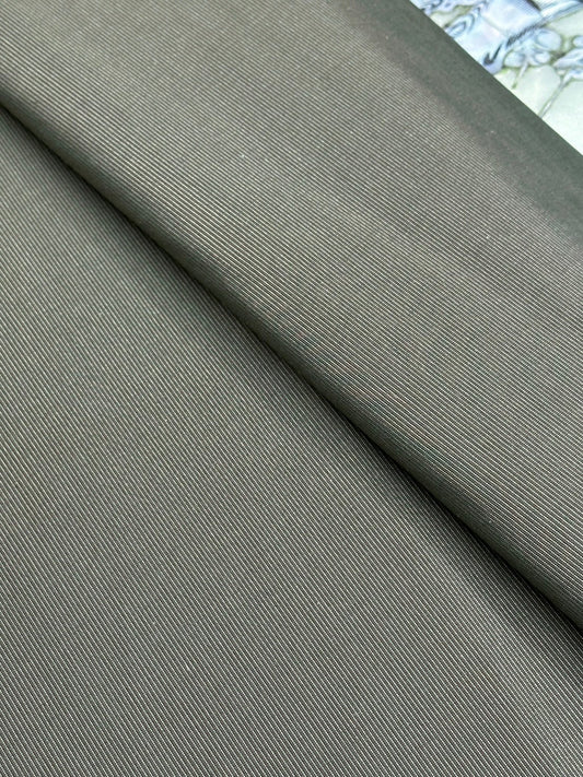 Thai Silk Plain Weave Corded / Ribbed Silk Gray (SKU-35017)