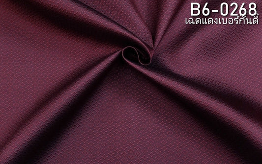 Thai Silk Plain Weave Brocade Red (SKU-28885)