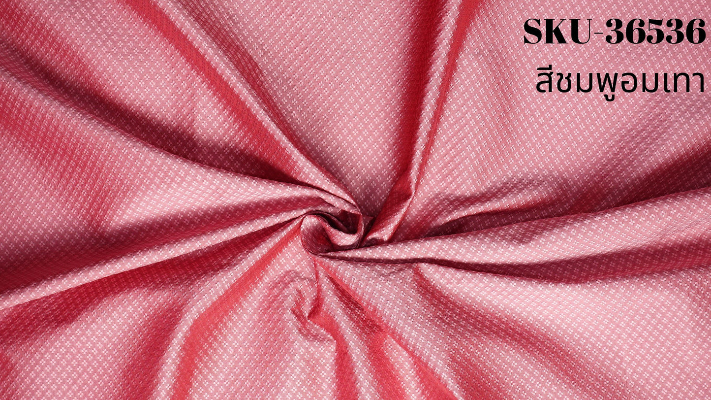 Thai Silk Plain Weave Brocade Gray (SKU-36536)