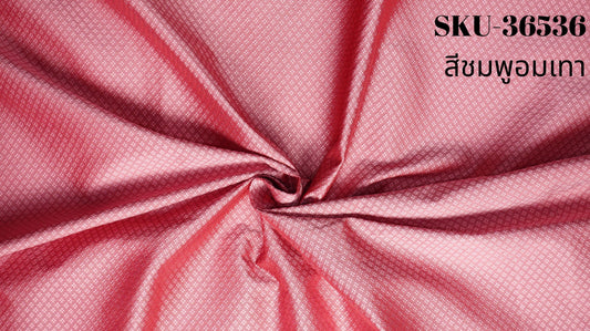 Thai Silk Plain Weave Brocade Gray (SKU-36536)