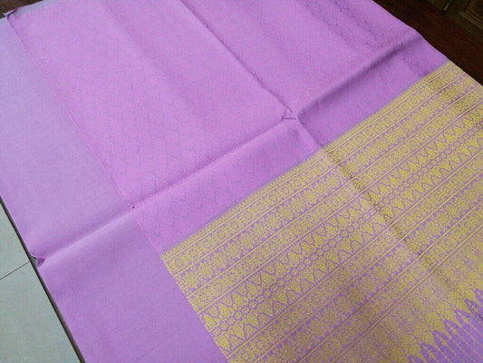 (Dress fabric) Surin silk, size 1x4 meters (pattern 2 meters + solid color 2 meters), purple, code N10-NY0207661