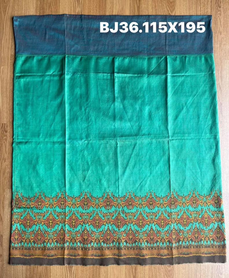 Sin, Battambang, Mai Baan Sao Mue Naturally dyed, size 115x195cm, blue, code N9-SIL-BJ36