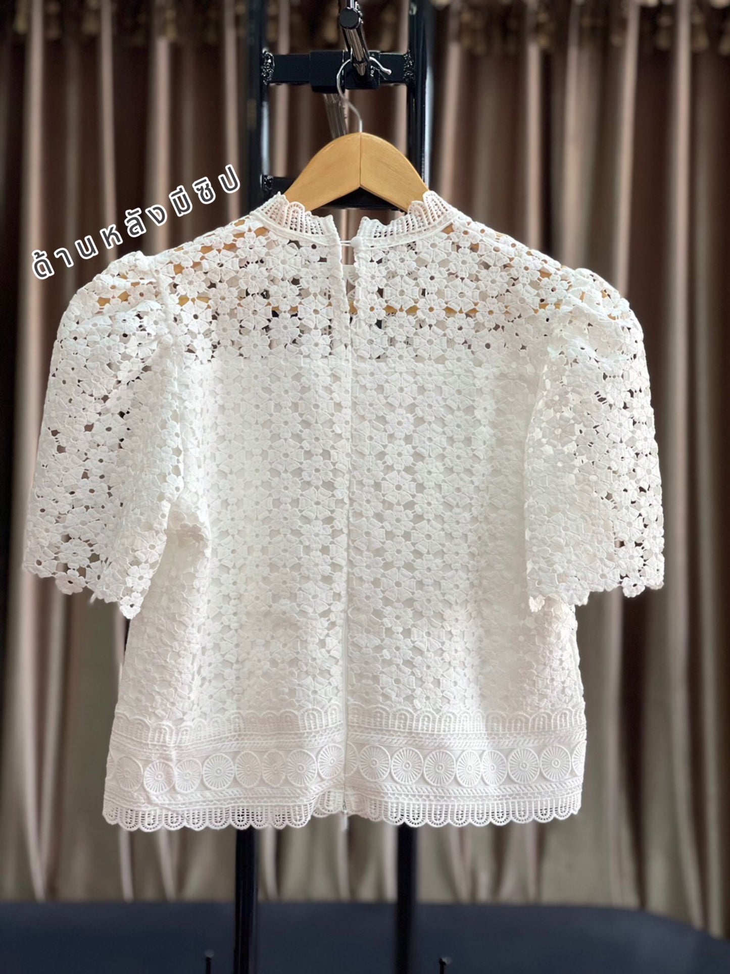 Women's shirt, lace shirt, chest size 40 inches, white, code WD-PK-01236716431