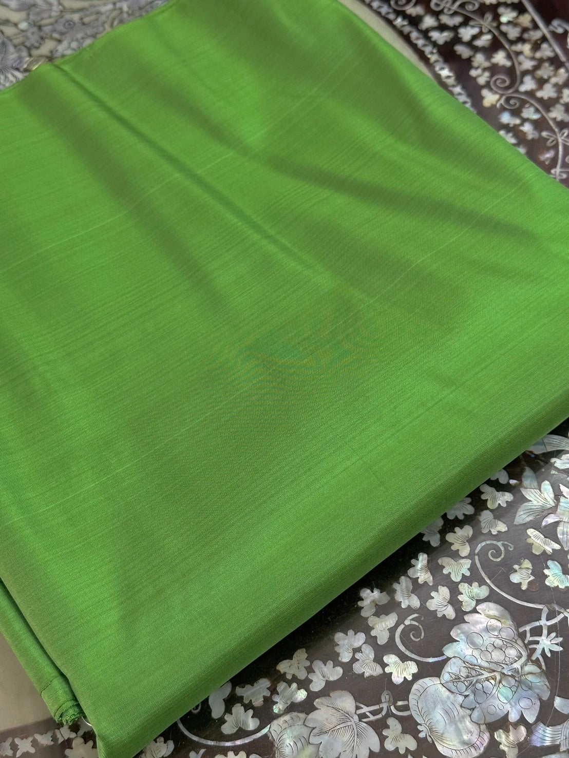 Thai Silk Plain Weave Green (SKU-32974)