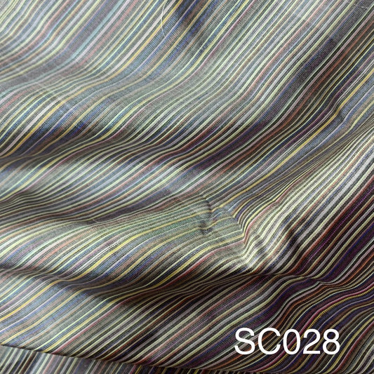 Thai Silk Striped Weave Coarse texture (SKU-33423)