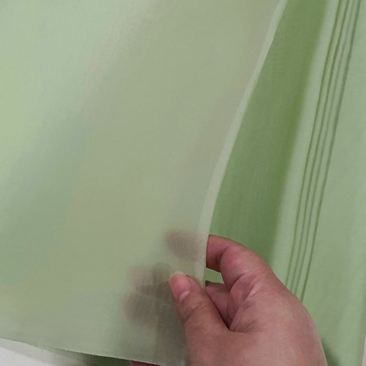 Thai Silk Organza / Sheer Silk Green (SKU-44492)