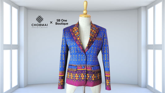 Women's suit cut style, silk chobmai x SBone, code CUT-SB04016611