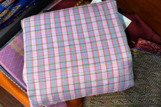 Thai Silk Checked / Plaid Weave (SKU-17989)