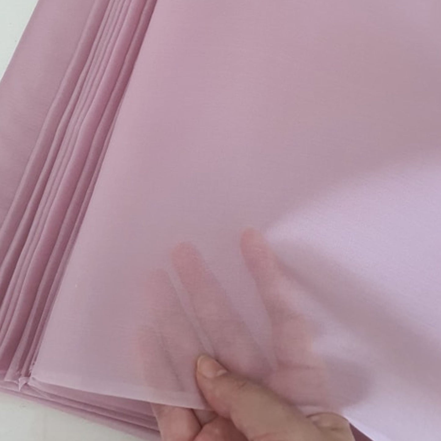 Thai Silk Organza / Sheer Silk Pink (SKU-44442)